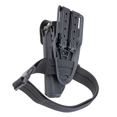 Кнопка, понижающая платформа, крепление molle, ремешок к бедру (Black) - 5