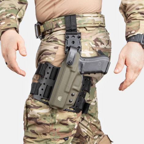 Locking button, Drop leg platform B.T. - 2